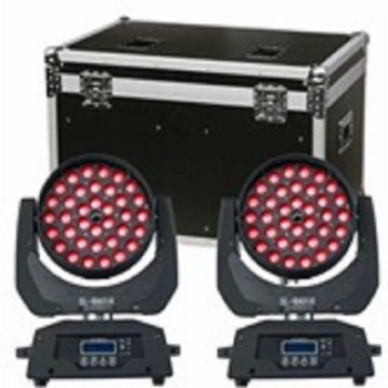 CABEZA WASH  360  36 LEDS DE 8W CON CASE 2PZ