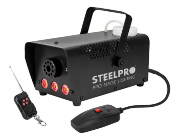 MAQUINA DE HUMO 5000W  LED RGB 500FGL STEEL PRO