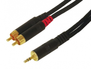 CABLE PLUG 3.5mm A 2RCA MACHOS 