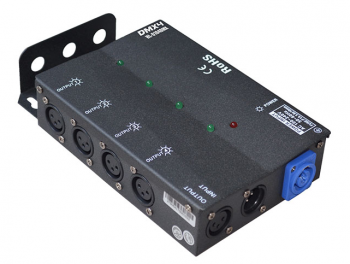 SPLITTER DE SEÑAL 4 SALIDAS 1 ENTRADA DMX4