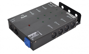 SPLITER CON 8 SALIDAS 1 ENTRADA  DMX8