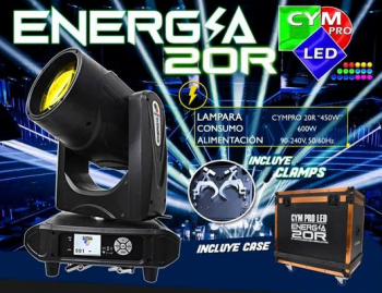CABEZA ENERGIA 20R DE 450W CYM PRO LIGHTING