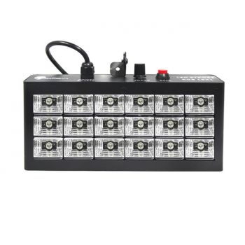 STROBE 18X1W RGB BK ALIEN