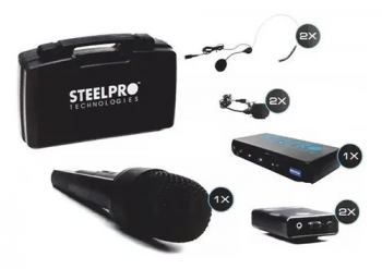 MICROFONO INALAMBRICO EX-307A STEEL PRO