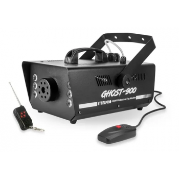 MAQUINA DE HUMO 900W 6 LED ALAMBRICA E INALAMBRICA GHOST-900 STEEL PRO