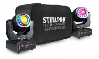 MINI CABEZA MOTORIZADA GOBOS90H BAG  STEEL PRO