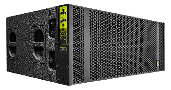 BAFLE DE ARREGLO LINEAL DE 2X12" 400W RMS Y 2X3" DE 100W AMPLIFICADO CON RAM AUDIO MELO