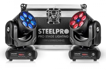 CABEZA MOVIL EFECTO CALEIDOSCOPIO MEGABEAM-B-K STEEL PRO
