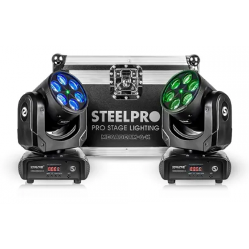 CABEZA MOVIL EFECTO CALEIDOSCOPIO MEGABEAM-G-K STEEL PRO