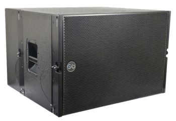 SUBWOOFER PASIVO TEXTURIZADO NEGRO PARA COLGAR 1X18 IN