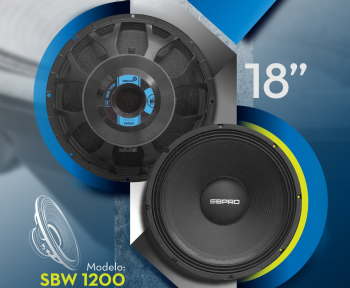 SUBWOOFER DE 18" 1000W SBW1200 SUPER BRIGHT AND LOUD