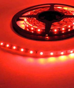 TIRA DE  LED SMD 3528, ROJO IP20, 60 LEDs/M