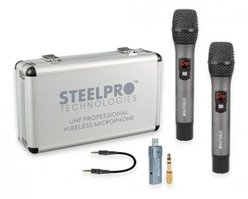 MICROFONO INALAMBRICO U2015MC STEEL PRO