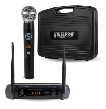 MICROFONO INALAMBRICO UHF-607 STEEL PRO