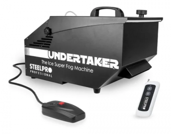 MAQUINA DE HUMO HAZE 900W  CONTROL REMOTO DMX UNDERTAKER DE STEEL PRO