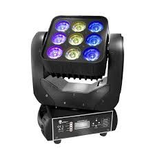 CABEZA MOVIL  WASH MATRIX 3X3 10W RGBW  ALIEN