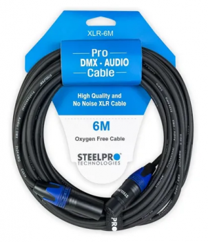 CABLE CANON DE 6M PROFESIONAL PARA AUDIO/DMX