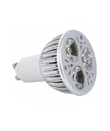 emisor pera spot reflector 3 x gu10 lámparas LED 3w cob blanco cálido 230lm 