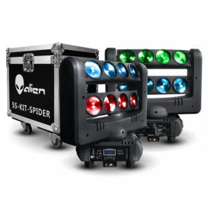 EFECTOS DE LED SPIDER 8X10W RGBW MH 2 EN 1 ALIEN